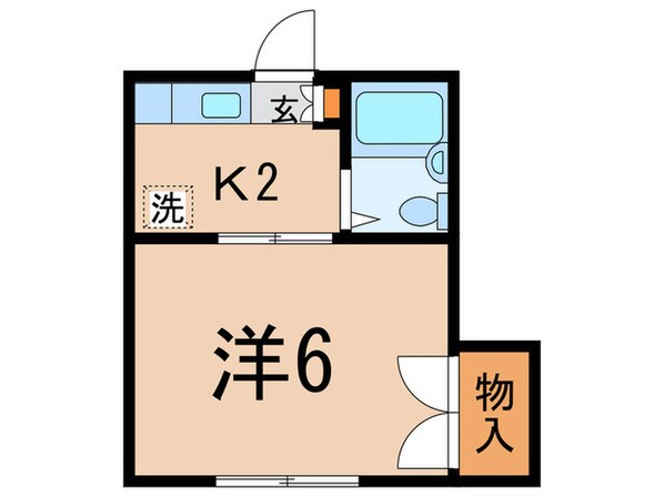 サキユニティー１の物件間取画像